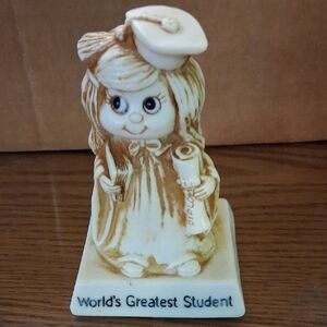 Cream and Brown Contemplative Accent Decor